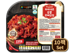 하바네로 숯불무뼈닭발 250g 10개